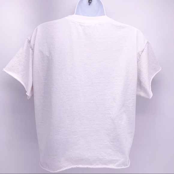 VINTAGE Cropped Las Vegas T-Shirt Size M - Picture 6 of 8